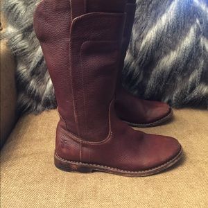 Frye distressed boots